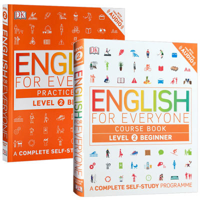 Everyone learns English 2 English original English for everyone Level 2 English textbook exercise book self study book set DK series extracurricular auxiliary introduction vocabulary accumulation English original books