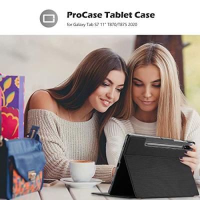 ProCase Galaxy Tab S7 11 Case 2020 with Pen T870 Slim Case (Red, Teal, Black) เคสซัมซุงกาแลคซี สำหรับรุ่น  SM-T870 T875 2020