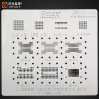 AMAOE SSD1 BGA Reballing Stencil Template FOR SSD Solid State Drive Flash Memory U-Disk NAND BGA152 132 Main Control 2246