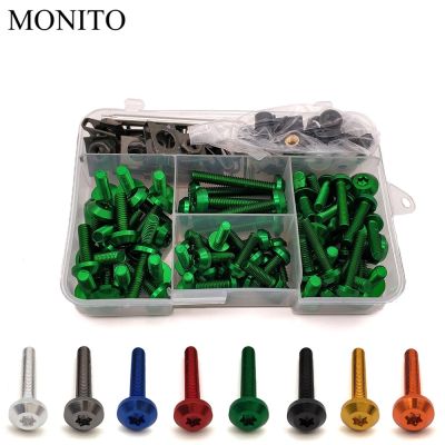 Motorcycle Fairing Bolts Nuts Kit Body Fastener Clips Screws For yamaha aerox155 mt03 aerox 155 yz 125 fz8 xsr700 Accessories
