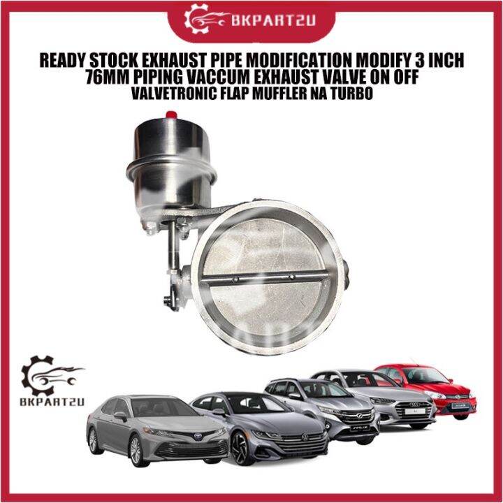 EXHAUST PIPE MODIFICATION MODIFY 3 INCH 76MM PIPING VACCUM EXHAUST