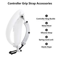 OOM N4HT1 Hand Strap for PICO 4 Handle Controller TPU Anti Release Strap Adjustable Anti Release Fixed Safety Belt