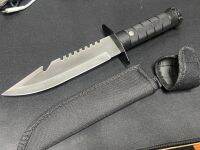 KNIFE XJ2-314 มีดเดินป่าด้ามตรง มีดพกพา (11.5 นิ้ว) มีดแคมป์ปิ้ง ฟรีซองเก็บมีดอย่างดี