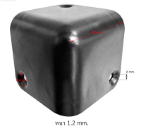 มุม มุมตู้ลำโพงชุบดำ มุม 2 ขาใหญ่ มุมกล่อง มุมกันกระแทกตู้ลำโพง มุมตู้ DIY มุมสี่เหลี่ยม อุปกรณ์แร็ค อุปกรณ์กล่อง อะไหล่เฟอร์นิเจอร์