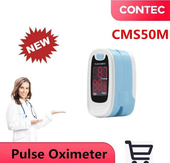 CONTEC CMS50M Finger Tip Pulse Oximeter Blood Oxygen Meter SpO2 PR Heart Rate Monitors CE&FDA