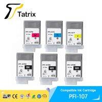 Tatrix PFI-107 PFI107 PFI 107สีพรีเมี่ยมตลับหมึกอิงค์เจ็ทที่เข้ากันได้สำหรับ Canon IPF670 IPF680 IPF685 IPF780เครื่องพิมพ์ IPF785