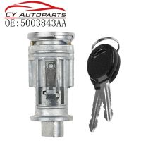 ใหม่สวิทช์กุญแจจุดระเบิดกระบอกล็อคด้วยปุ่มสำหรับ Chrysler Voyager Dodge Caravan Jeep Cherokee Plymouth 5003843AA 5003843AB ใหม่รับประกันเดิมสามปี