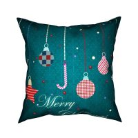 Velvet Cushion Cover Christmas Pillow Cases New Year Pillowcases Pillowcase 40*40 Covers Decorative 45*45 2022 50x50 Decoration