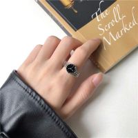 ❀❀ fashion punk watch ring versatile niche fingers men and women retro creative hip-hop students