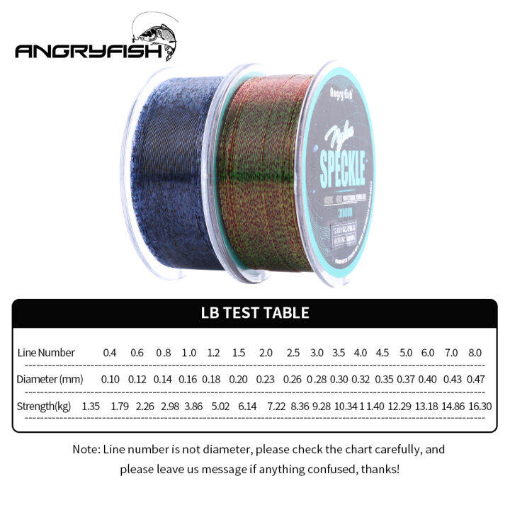 2022angryfish-ความเหนียวที่ดี300เมตรจุดที่มองไม่เห็นซุปเปอร์แข็งแกร่ง-monofilament-สายการประมงไนลอน