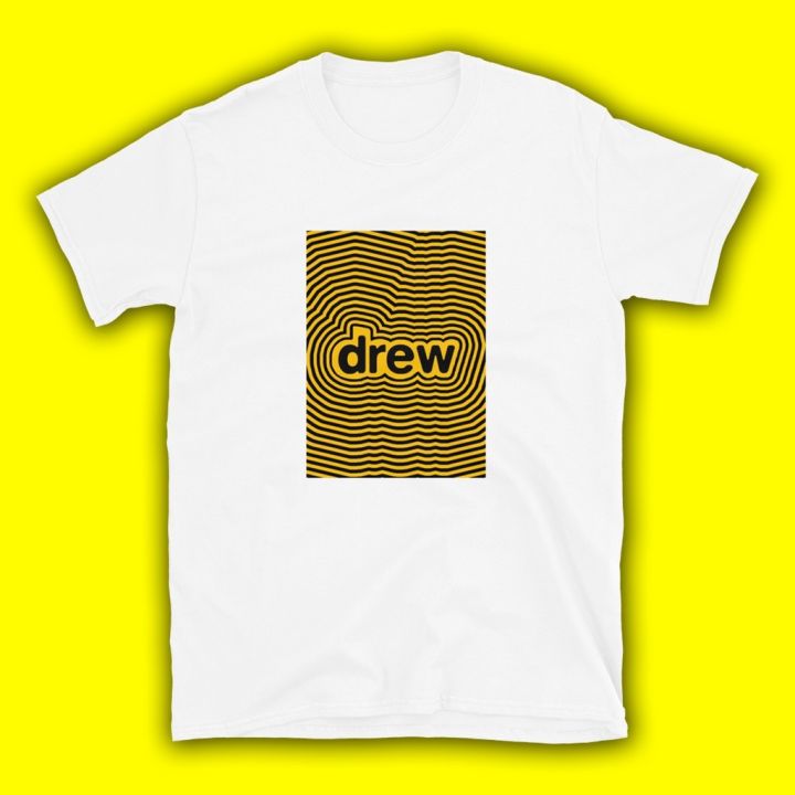 เสื้อยืดผ้าฝ้ายพิมพ์ลาย-drew-t-shirt-collection-d-illusion-design-print-t-shirt-short-sleeve-unisex-0sew