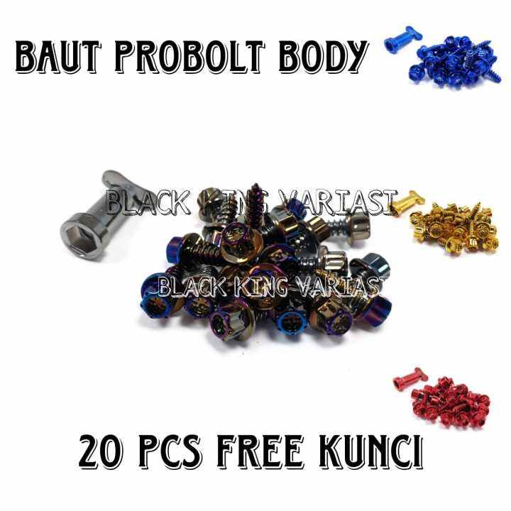 Baut Body Probolt Heng Stainless Baut Probolt Body Heng Plus Kunci Isi