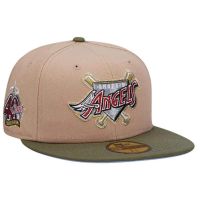 ✶✼♕ ใหม่ หมวกแก๊ป ANAHEIM ANGELS 59FIFTY สองโทนสี