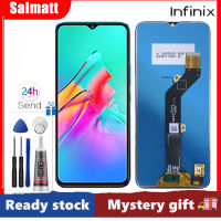 Salmatt หน้าจอเดิมสำหรับ Infinix Smart 5/X657สัมผัสหน้าจอ LCD หน้าจอดิจิตอลแทนการประกอบสำหรับ Infinix Smart 5/X657พร้อมกรอบกลางสำหรับ Infinix Smart 5 X657