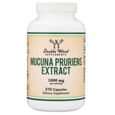 Double Wood Mucuna Pruriens Extract 1000 mg 210 Capsules