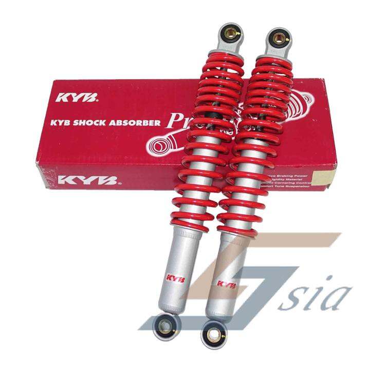WAVE100 /WAVE125 KYB Shock Absorber 340mm (Upgraded version) (Red) Lazada