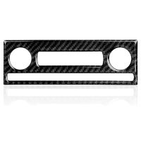 ◎✶▽ Carbon Fiber Air Conditioning Console Panel Cover Trim Sticker Decal for Chevrolet Corvette C6 2005 2006 2007