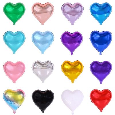 20Pcs 10 Inch Love Aluminum Film Balloons Childrens Birthday Party Wedding Love Decorated Helium Balloons Balloons
