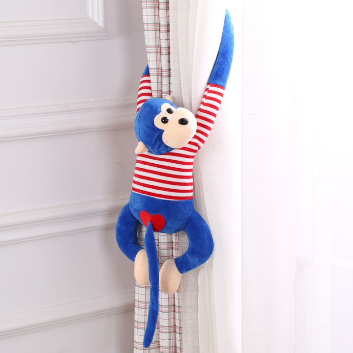 hot-ของเล่นตุ๊กตาลิงน้อยน่ารักตุ๊กตาลิงแขนยาวตุ๊กตาผ้าม่านจี้งานแต่งงานตุ๊กตาของขวัญขายส่ง