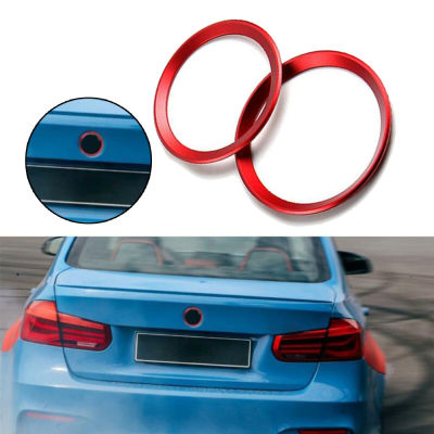 2ชิ้นโลหะด้านหน้าด้านหลังโลโก้แหวนครอบคลุมจดจ้อง82มิลลิเมตร74มิลลิเมตรสัญลักษณ์โลโก้รอบแหวนสำหรับ BMW F30 E90 3 4ชุด M3 M4