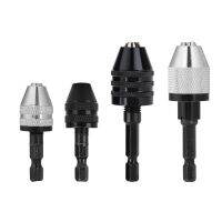 Mini Keyless Drill Chuck 6.5mm Hex Shank Adapter Converter Electric Screwdriver Drill Bits Collet Fixture Drill Chucks Adapter