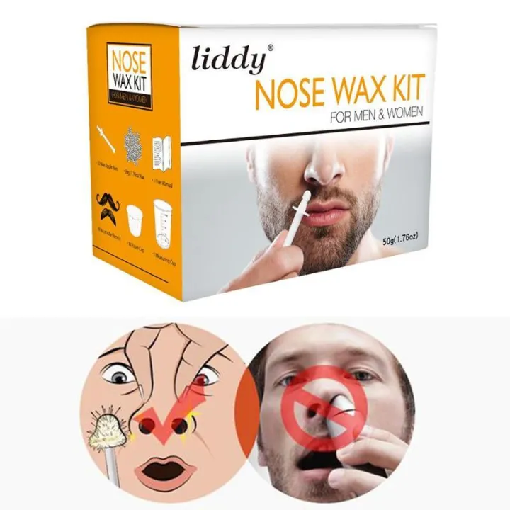 Nose Hair Removal Wax Set Paper Hair Wax Bean Nostril Cleaning Wax Kit |  Lazada Singapore