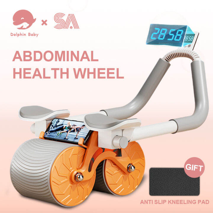 Ab Rollers Fitness Equipment With Hassock Beginner Abdominal Health