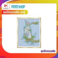 Pinn ชุดปักครอสติช นกคู่ 24-A