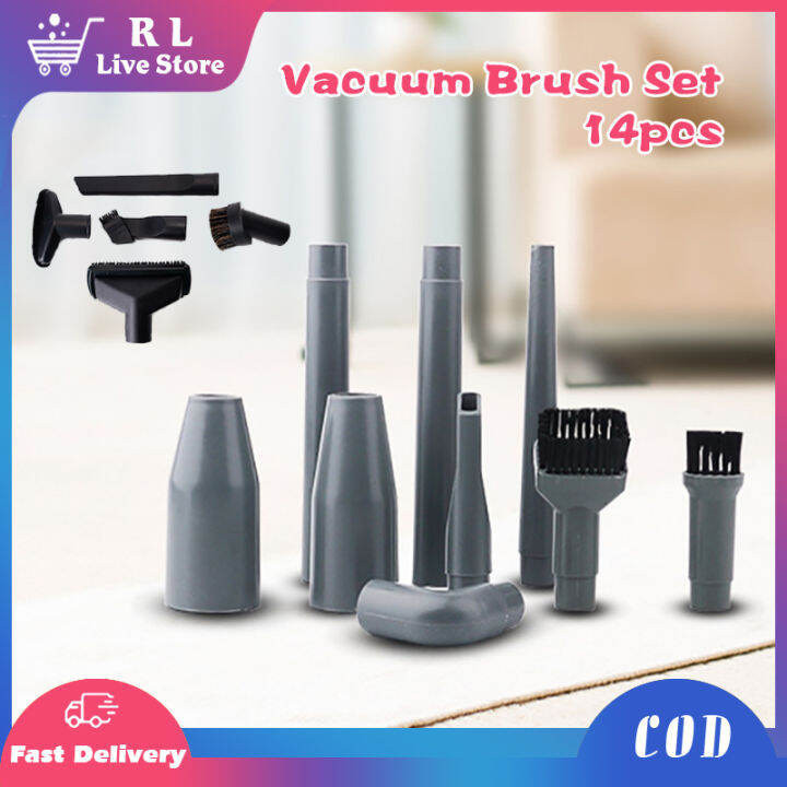 14PCS Vacuum Cleaner Brush Head Set 32/35mm Suction Head Flat Nozzle