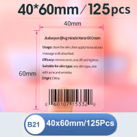 NiiMBOT B21/B203/B3S/B1ป้ายกระดาษโปร่งใสชื่อสติกเกอร์กันน้ำ Self-Adhesive การ์ตูนขนาดเล็กป้ายวงกลมกระดาษความร้อน