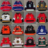 ஐ g40349011chao 037A เสื้อกีฬาแขนยาว ทรงหลวม ปักลาย Nhl Hockey Jersey สไตล์ฮิปฮอป แฟชั่นยุโรป และอเมริกาเรโทร