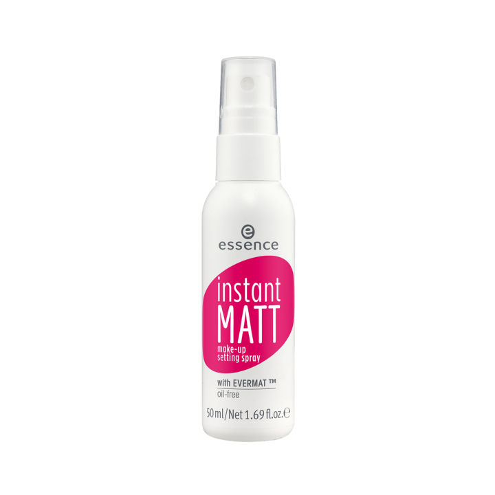 essence สเปรย์สำหรับเซ็ทเมคอัพ instant matt make-up setting spray (50 ml) เอสเซนส์