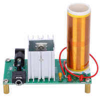 【☑Fast Delivery☑】 qmboboa โมดูลขดลวดเทสล่า Diy ขนาดเล็กพอร์ตออดิโอ15W 2a Dc 15-24V 3 5Mm สำหรับเอฟเฟกต์ดนตรีเย็นลำโพงบอร์ดลำโพงมินิ