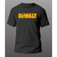 [S-5XL]ใหม่ เสื้อยืดลําลอง ผ้าฝ้าย แขนสั้น พิมพ์ลาย Dewalt Power Tools สําหรับผู้ชาย และผู้หญิง  CNH0