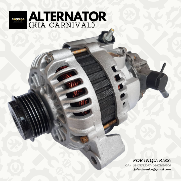 ALTERNATOR (KIA CARNIVAL/HYUNDAI TERRACAN) 14 VOLTS 110 AMPERES