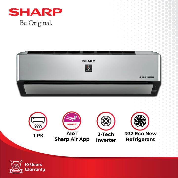 Sharp Ac Jtech Inverter With Iot System Ah Xp Vxy Pk Lazada