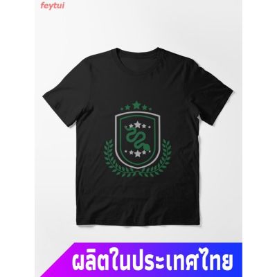 ข้อเสนอพิเศษ งู ผ้าฝ้าย 100% snake งูประจำราศี สไตล์พิเศษ  Snake Star Emblem Essential T-Shirt  คอกลม แฟชั่น แขนสั้น แฟชS-5XL