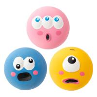 Squeaky Dog Toys Big Eyes Bouncy Dog Balls Novelty Big Eyes Bouncy Dog Balls Interactive Outdoor Dog Ball Toys For Medium Dogs Three Colors eco friendly