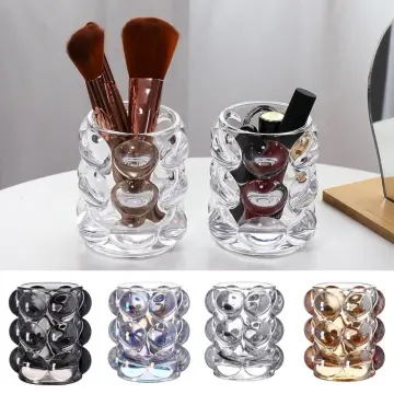 Bubble Glass Makeup Brush Holder