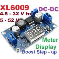 DC-DC XL6009 4.5-32V To 5-52V 4A Digital Boost Step Up Power Supply Module Voltage Regulator with Voltmeter