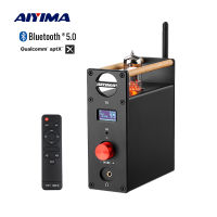 AIYIMA T8 6N3 Digital Tube Preamplifier Bluetooth 5.0 Hi-Fi Headphone Vacuum Tube Preamp for Home Wireless Receiver Audio Decoder Preamp PC-USB DAC APTX + with Remote Control