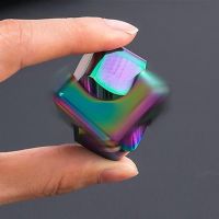 Metal Cube Fidget Spinner Antistress Fingertip Toys Hand Spinning Square for Chilren Adult Desktop Gyroscope Toys Detachable