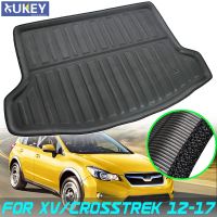 สำหรับ Subaru XV Crosstrek Impreza Hatchback 2012-2017ด้านหลัง Boot Liner Trunk Cargo Mat ถาดพรม2013 2014 2015 2016