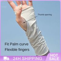 ﺴ Summer Cooling Oversleeve Efficient Sunscreen Ice Silk Fabric Sunscreen Arm Sleeve Summer Sleeves Sports Sleeve Ice Silk Sleeves