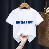 Ukraine Funny Boy Girl T-shirts Kid Children Anime Gift Present Little Baby Harajuku Clothes,Drop Ship