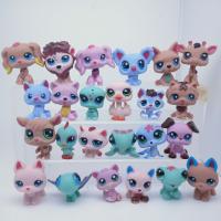 24PcsSet Animal Toy Little Pet Action Figures Toys Littlest Animal Shop Cute Cat Dog Patrulla Canina Action Figures Kids toys