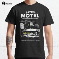 Bates Motel - Open 24 Hours Classic T-Shirt Custom Aldult Teen Unisex Digital Printing Tee Shirts Christmas Gift Xs-5Xl