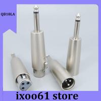 ixoo61 store Microphone Adapter 6.35mm 6.5 Mono to XLR 3 Pin male female Connnector Converter 6.5mm Audio Male Plug power plug Socket a1