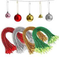 2024HOT 100pcs 20cm polyester thread Christmas pendant Christmas ball Tag tool Christmas drop decorative accessories