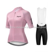 ㍿♚ New STYLE Women Short Sleeve Cycling Jersey Set bset MTB Cycling Clothing Summer Road Bike Clothes Lady Team Triathlon Uniform Breathable